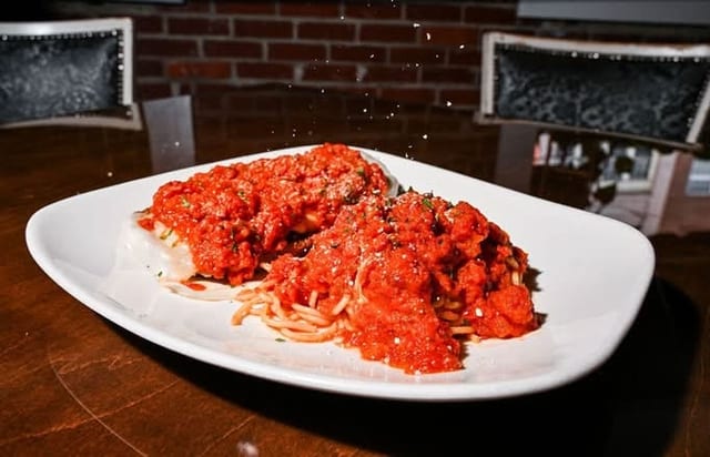 LS Eggplant Parmesan.
