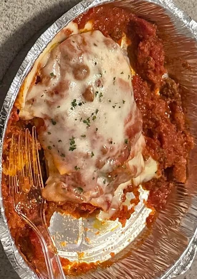 LS Meat Lasagna.
